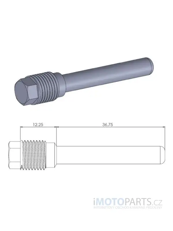 PIN BRZDOVÉ DESTIČKY