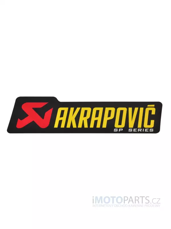 NÁLEPKA AKRAPOVIC 150 MM