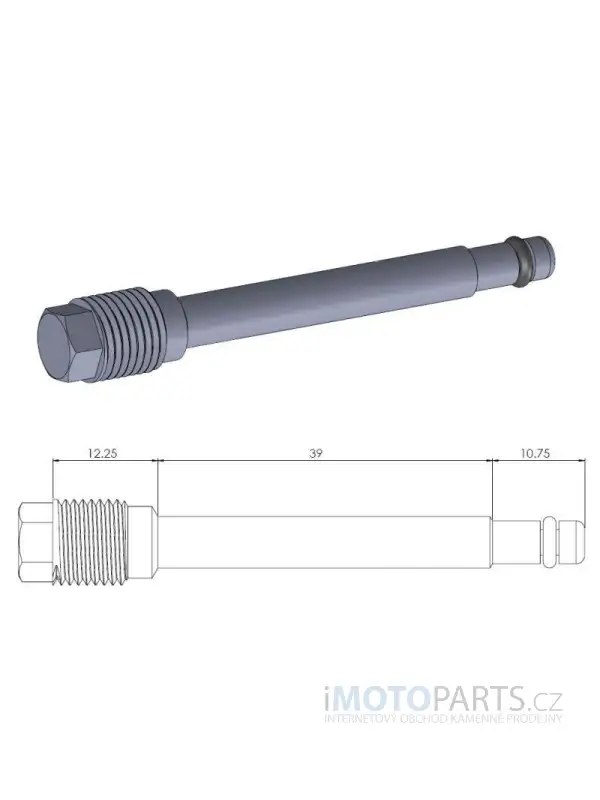 PIN BRZDOVÉ DESTIČKY