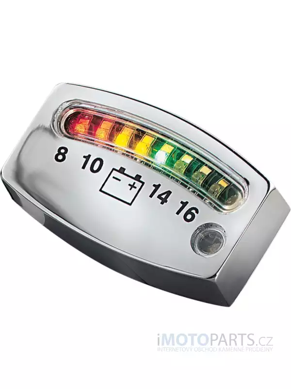 MĚŘICÍ LED BATERIE CHROM